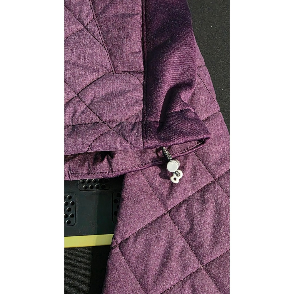Columbia Womens Plum Purple Quilted Snap Front Jacket Small - Picture 6 of 7